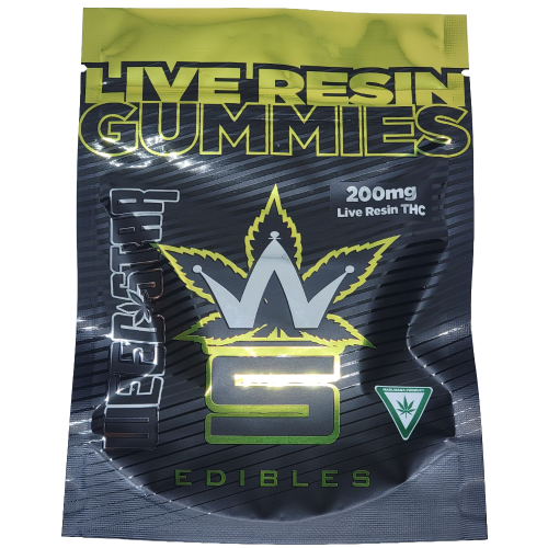 Weedstar 200mg Live Resin THC Gummies (Pineapple Express)
